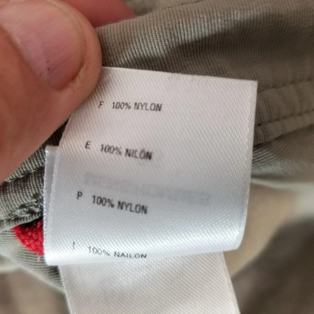 The North Face cargo pants men's 36x32 beige lightweight nylon outdoor